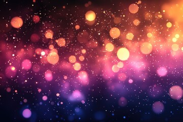 Poster - Colorful bokeh lights creating festive christmas background