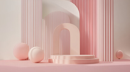 Poster - abstract minimalist background design