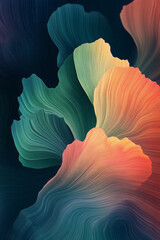 Poster - a colorful abstract background with a black background