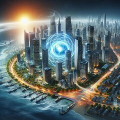 Poster - cities powered by fusion energy envisioning cities of the future