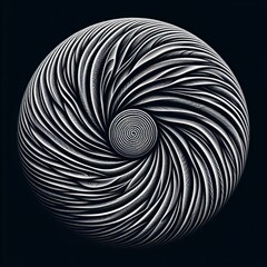 Poster - Fingerprint Circular or spiral ridges forming unique patterns