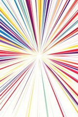 Poster - A vibrant explosion of colors radiating from the center, creating a captivating and dynamic visual experience.