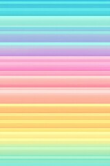 Poster - A soothing gradient of pastel colors, featuring horizontal stripes in soft blues, pinks, and yellows.