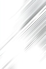 Poster - Abstract illustration featuring dynamic diagonal lines in a soft gray and white color palette.