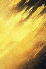 Poster - A dynamic abstract image featuring vibrant golden streaks that evoke a sense of movement and energy.