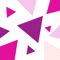Aufkleber - Abstract artistic colours triangle geometric pattern background. Vector illustration template design
