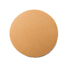 Poster - Round beer coaster with transparent background and clipping path, ideal for product presentations and promotions