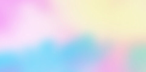 Wall Mural - smooth and blurry colorful gradient mesh background. modern bright rainbow colors. easy editable sof