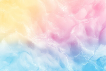 Wall Mural - A soft pastel gradient background with gentle shades of pink, blue, and yellow. The gradient should be smooth without any harsh transitions or sharp edges