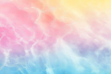 Wall Mural - A soft pastel gradient background with gentle shades of pink, blue, and yellow. The gradient should be smooth without any harsh transitions or sharp edges