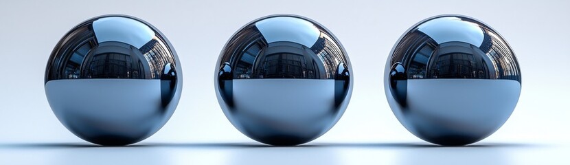 Poster - Representation of black geometric shapes on a gray background. Realistic black primitives, featuring spheres with shadows. An abstract, contemporary decorative figure for modern interiors.
