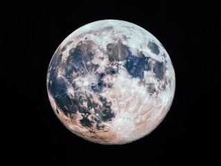 Wall Mural - Full moon at night