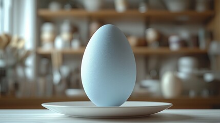 Aufkleber - A modern abstract background with a metallic core nestled inside a yellow hemisphere shell, complemented by a simple and clean stack of bowls design.