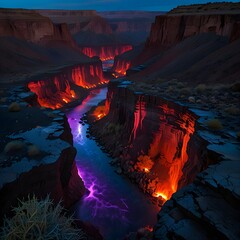 Canvas Print - canyon