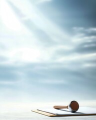 Poster - Document signing action office environment business content professional viewpoint trust and authenticity concept