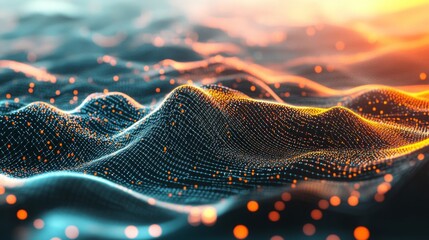Poster - Innovative visual representation illustrates the intersection of artificial intelligence and real estate.