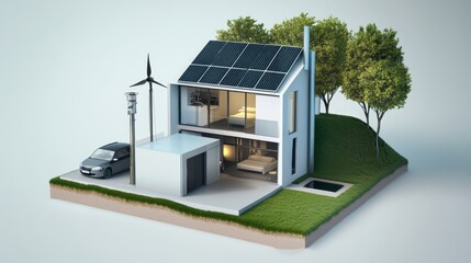 Wall Mural - a visual journey through innovative energy solutions exploring alternative power sources