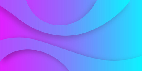 Poster - Modern and trendy background. Abstract design with fluid, liquid shapes. Beautiful color gradient.