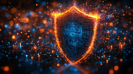 Poster - Digital Shield Network Security Cyber Protection