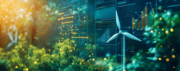 Poster - Green Energy Wind Turbine Data Analysis Display