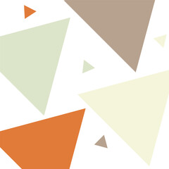 Aufkleber - Colorful soft abstract triangle pattern geometric background. Vector illustration template design