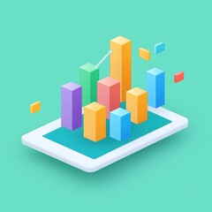 Poster - Colorful Graphs on Tablet for Data Analysis