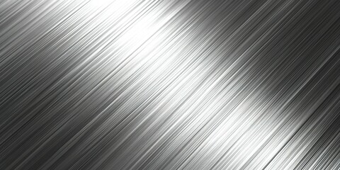 Poster - Shiny metallic surface with sleek lines and reflective texture showcasing industrial design elements and modern aesthetics