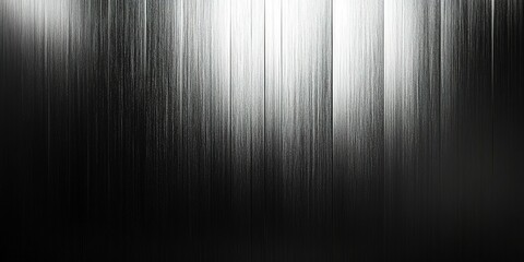 Poster - Metallic texture with light reflections creates a sleek and modern atmosphere in a dimly lit environment
