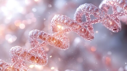 Poster - dna with white background 3d rendering