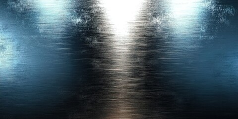 Poster - Abstract textured background in shades of blue and silver creating a tranquil and reflective atmosphere