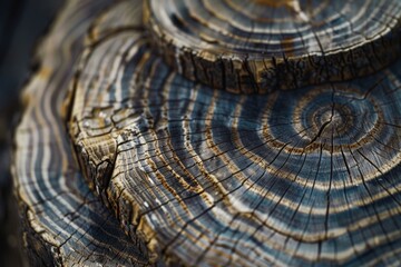 Aufkleber - A detailed view of wooden texture and pattern