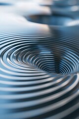 Poster - Close-up shot of a metal plate featuring a circular design