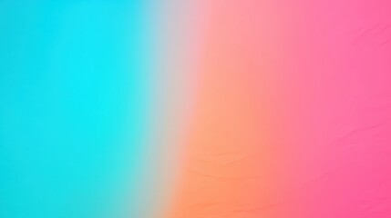Poster - A vibrant blend of pastel colors in shades of blue, orange, and pink creating a soft gradient.