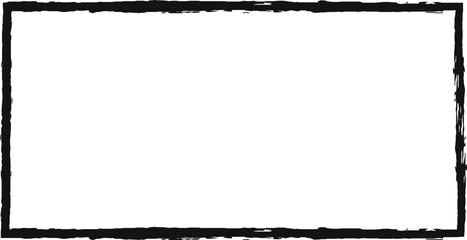 Poster - Grunge black border frames a white backdrop for text or images, ideal for posters, flyers, banners, cards, invitations, and more. Vintage inspired design adds creativity and style to projects