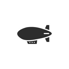 Poster - Airship icon web design in vector