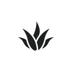 Poster - aloe vera icon web design in vector