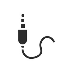 Poster - AUX cable icon web design in vector