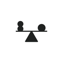 Aufkleber - balancing icon web design in vector