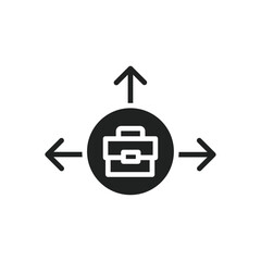 Poster - Business expansion icon web design in vector
