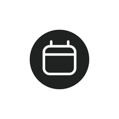 Poster - Calendar icon web design in vector