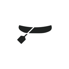 Poster - canoe icon web design in vector