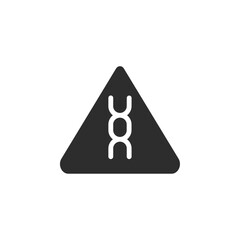 Poster - Carcinogen icon web design in vector