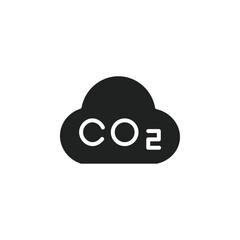 Poster - co2 gas carbon dioxide icon web design in vector