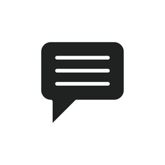 Poster - Comment icon web design in vector