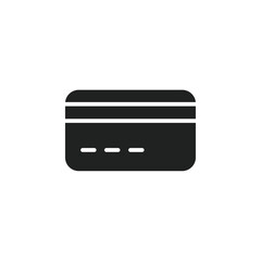 Poster - Credit card icon web design in vector
