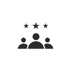Poster - customer product rating icon web design in vector