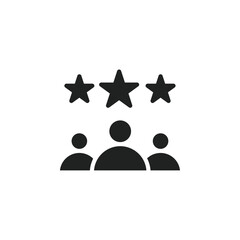 Poster - customer product rating icon web design in vector