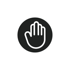 Poster - Hand icon web design in vector
