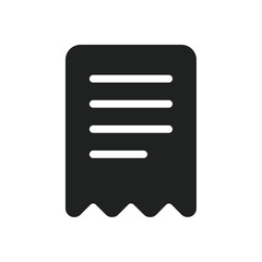 Poster - Invoice icon web design in vector
