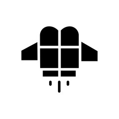 Poster - Jet pack icon web design in vector
